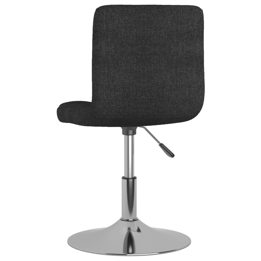 drejelige spisebordsstole 6 stk. stof sort