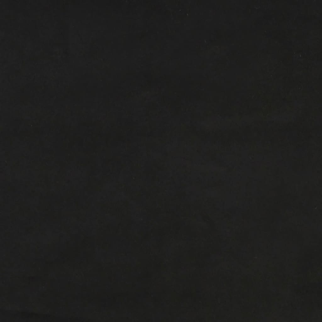 drejelige spisebordsstole 4 stk. fløjl sort
