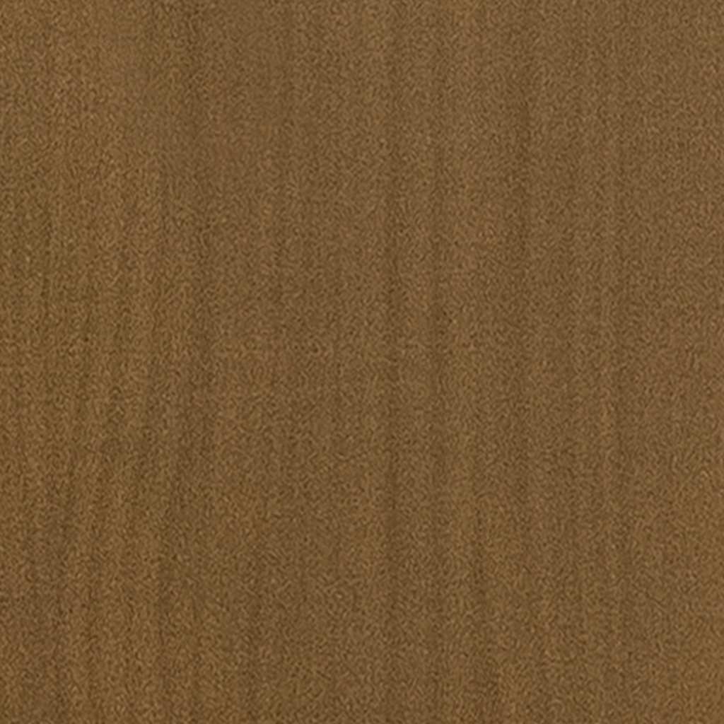 sofabord 75x50x33,5 cm massivt fyrretræ gyldenbrun