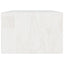 sofabord 110x50x34 cm massivt fyrretræ hvid