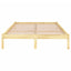 sengeramme 135x190 cm massivt træ