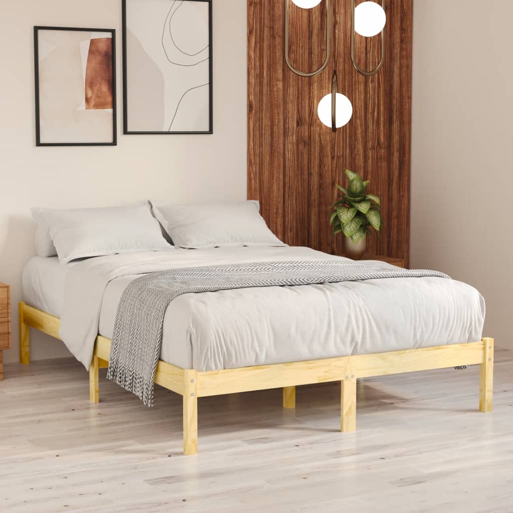 sengeramme 120x200 cm massivt fyrretræ