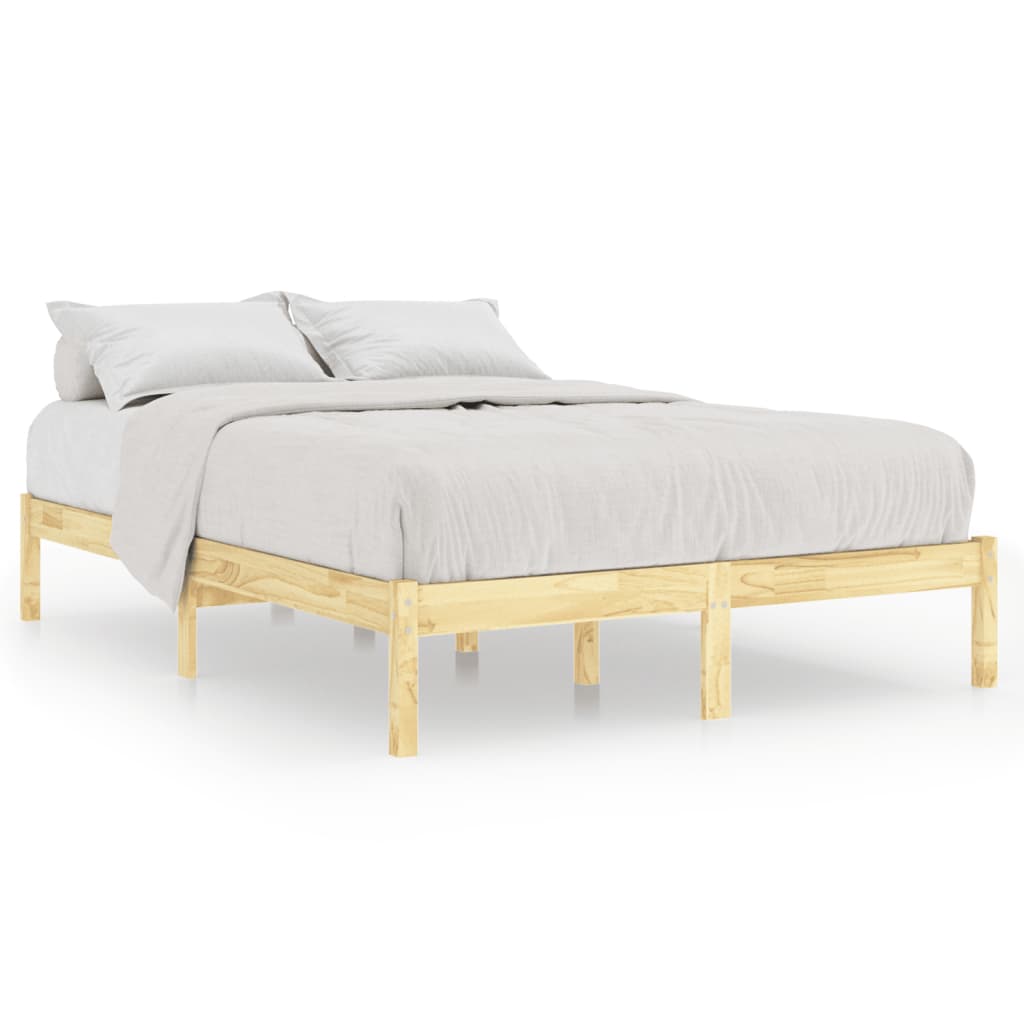 sengeramme 160x200 cm massivt fyrretræ