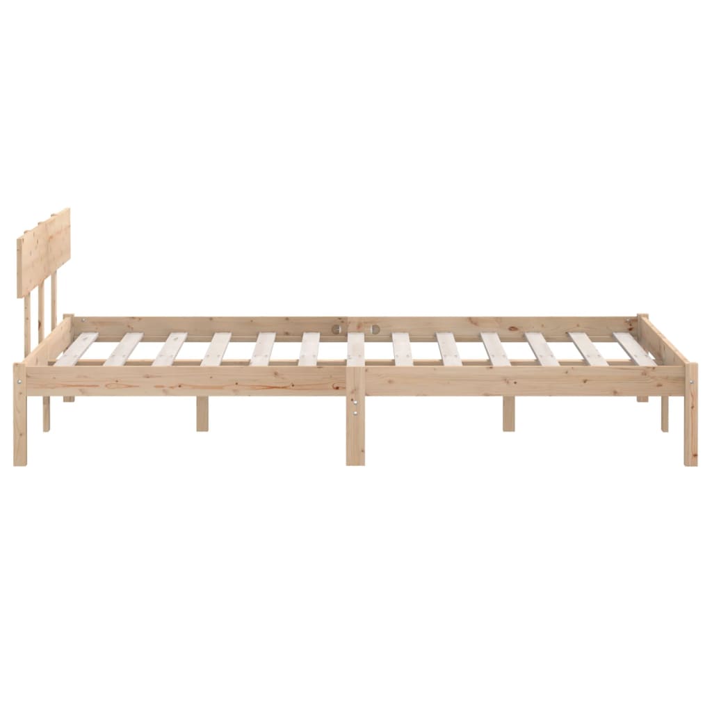 sengeramme 140x190 cm massivt fyrretræ