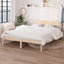 sengeramme uden madras 160x200 cm massivt træ