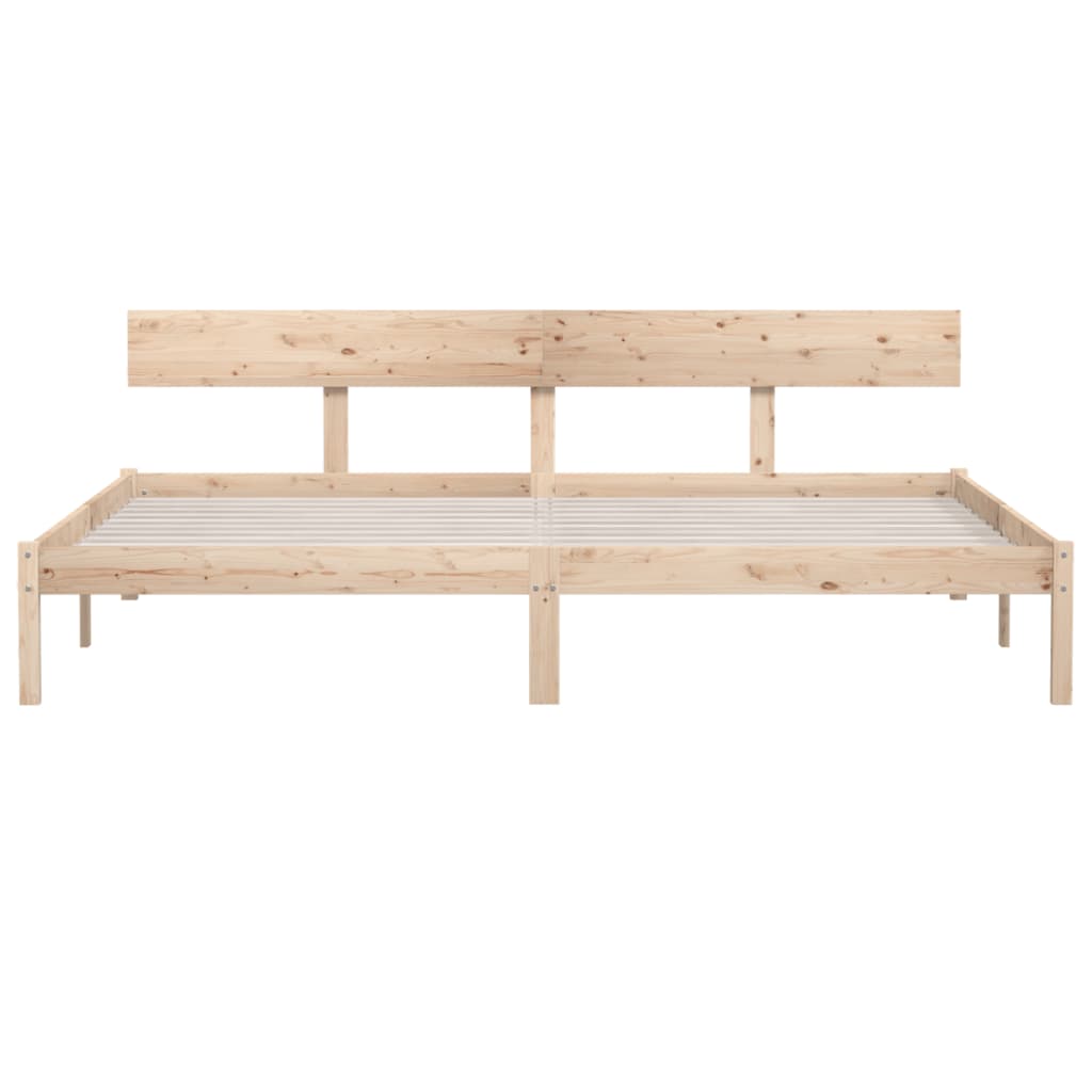 sengeramme 180x200 cm massivt fyrretræ