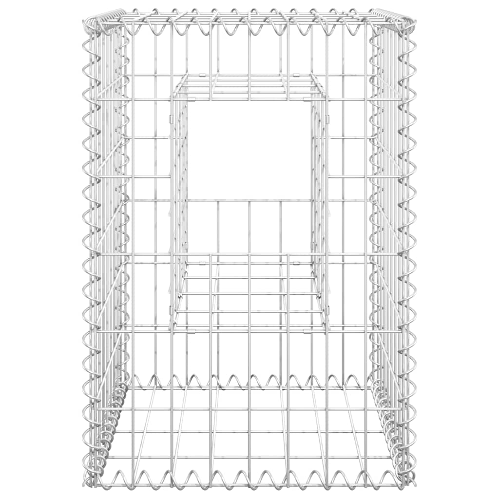 gabionkurve 2 stk. 40x40x60 cm jern
