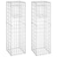 gabionkurve 2 stk. 40x40x140 cm jern
