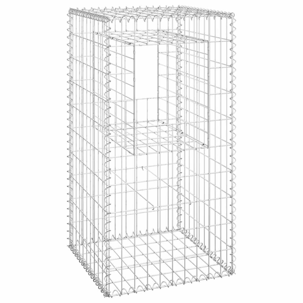 gabionkurve 2 stk. 50x50x100 cm jern