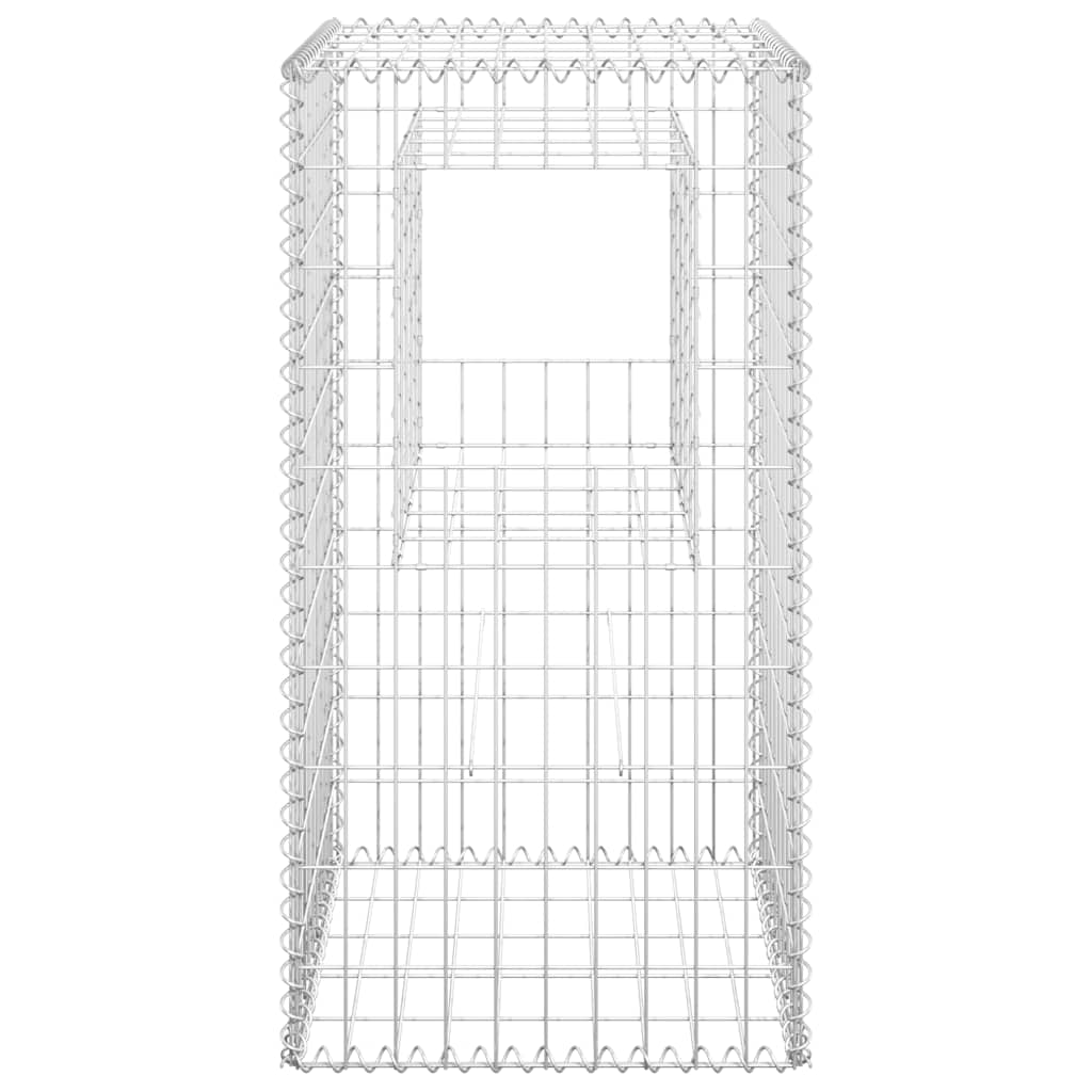 gabionkurve 2 stk. 50x50x100 cm jern