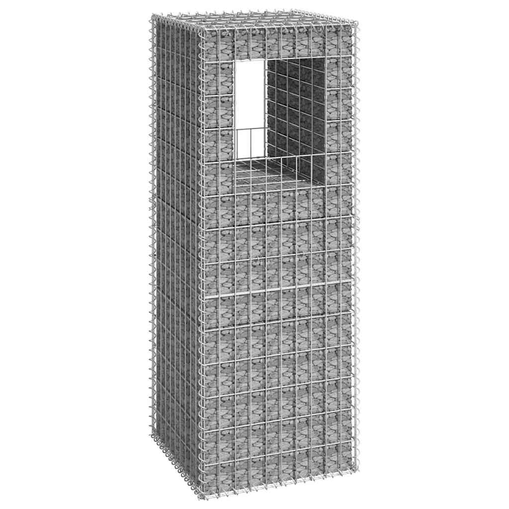 gabionkurv 50x50x140 cm jern