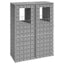 gabionkurve 2 stk. 50x50x140 cm jern