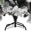 juletræ med puddersne og grankogler 195 cm PVC & PE
