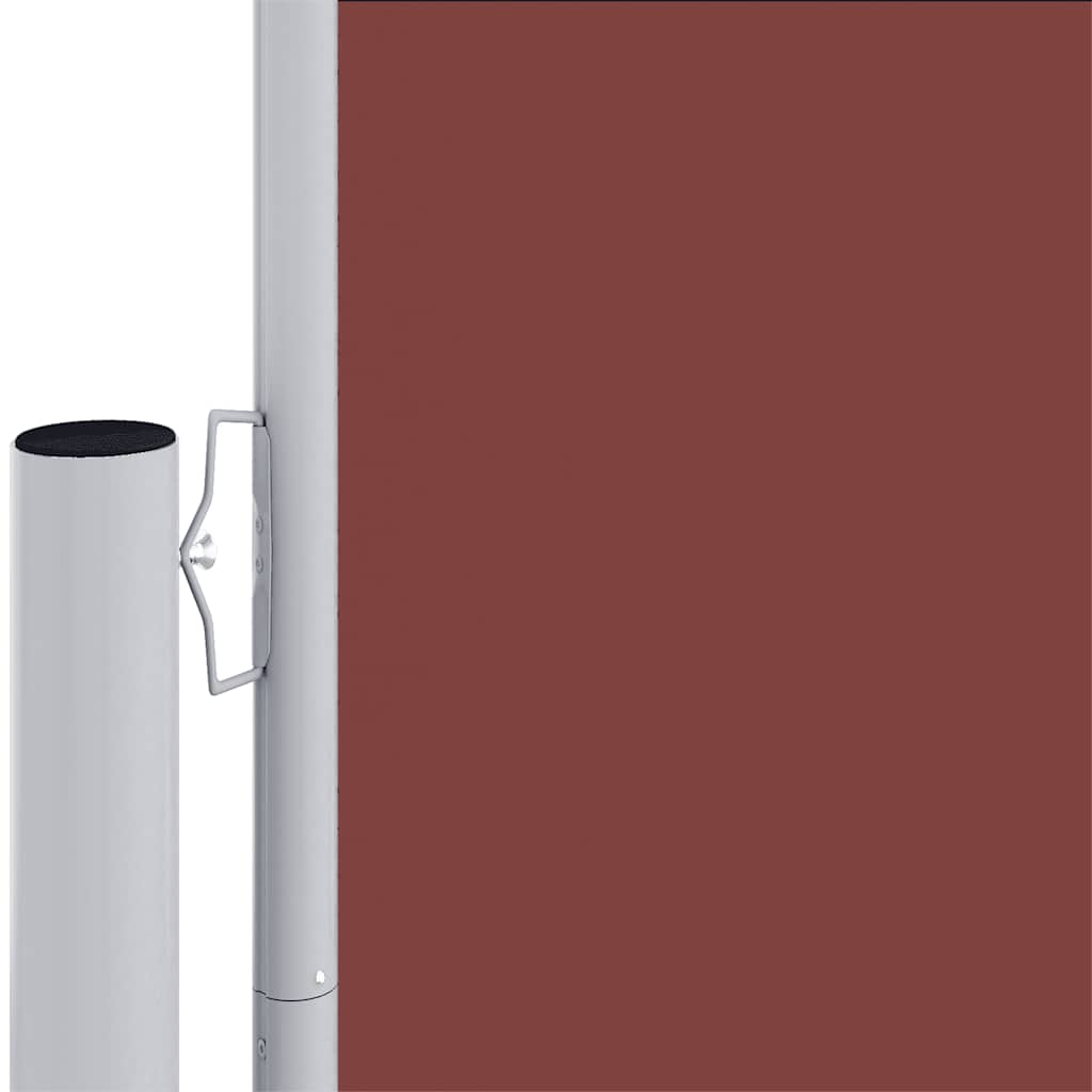 sammenrullelig sidemarkise 180x600 cm brun