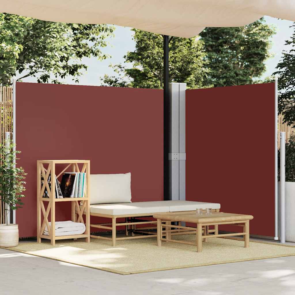 sammenrullelig sidemarkise 180x600 cm brun