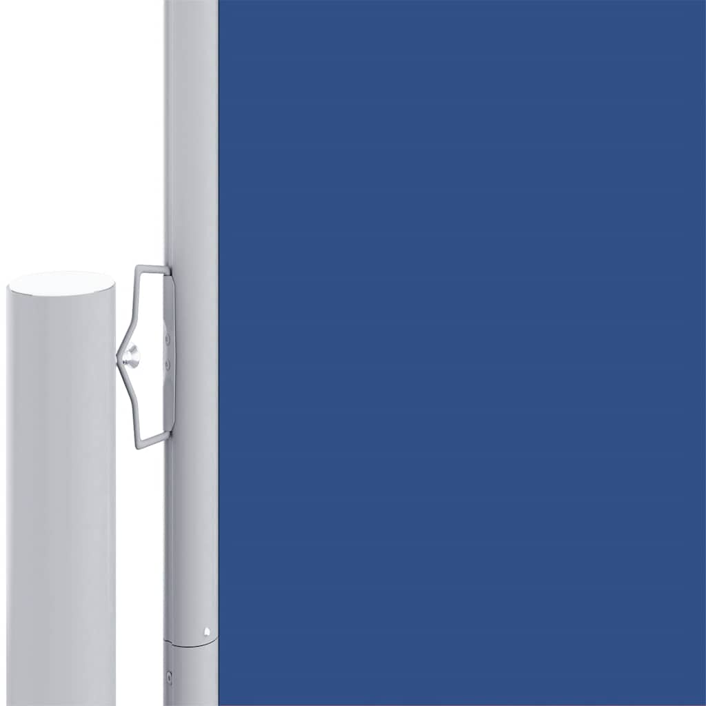 sammenrullelig sidemarkise 180x600 cm blå