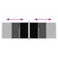 sammenrullelig sidemarkise 200x600 cm sort
