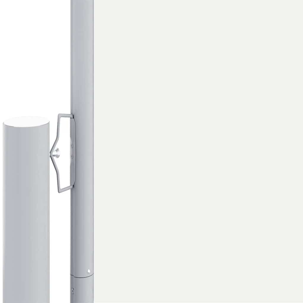 sammenrullelig sidemarkise 200x600 cm cremefarvet