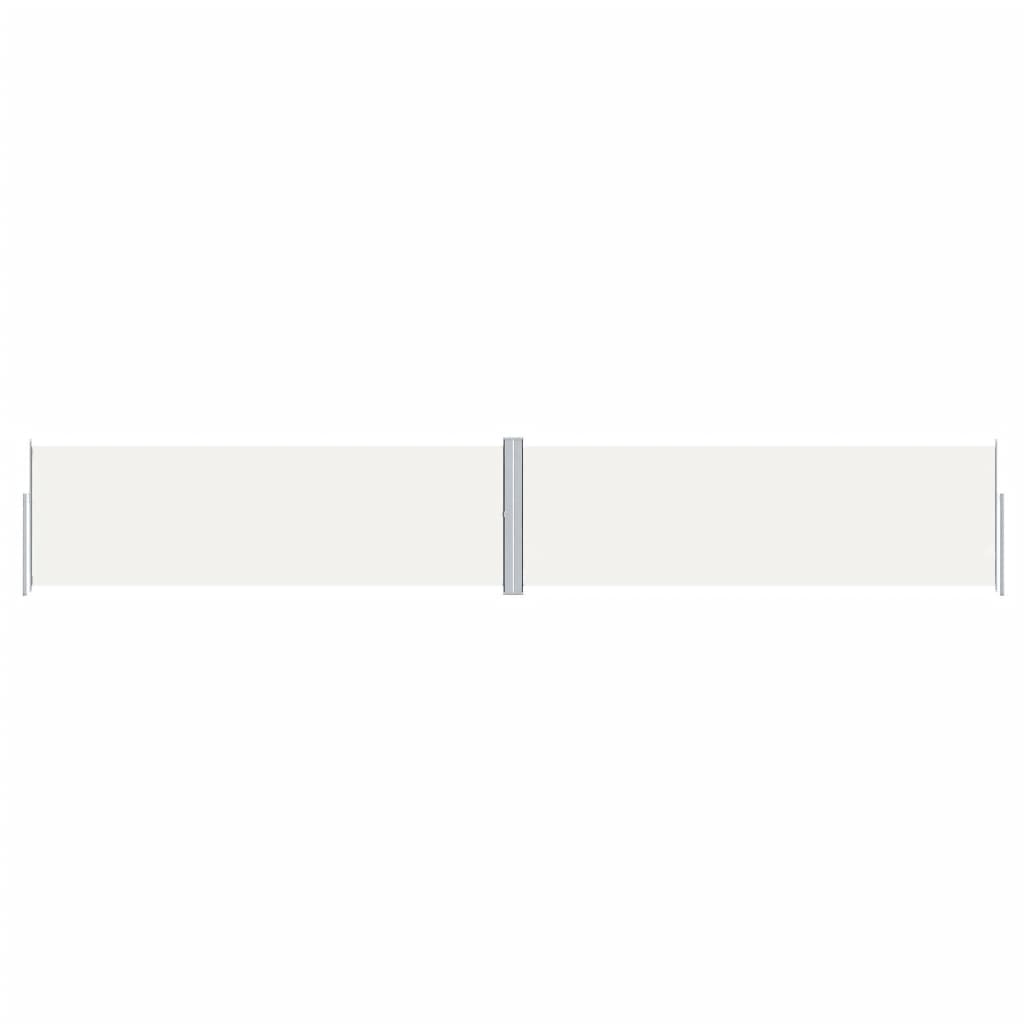 sammenrullelig sidemarkise 160x1000 cm cremefarvet