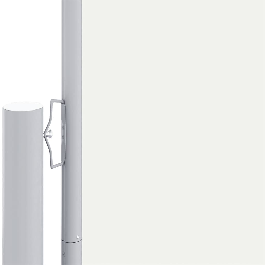 sammenrullelig sidemarkise 160x1000 cm cremefarvet