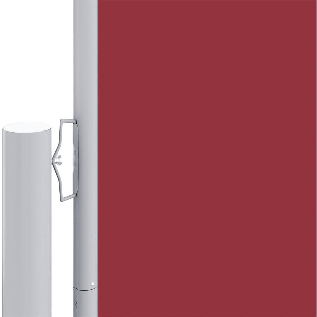 sammenrullelig sidemarkise 160x1000 cm rød