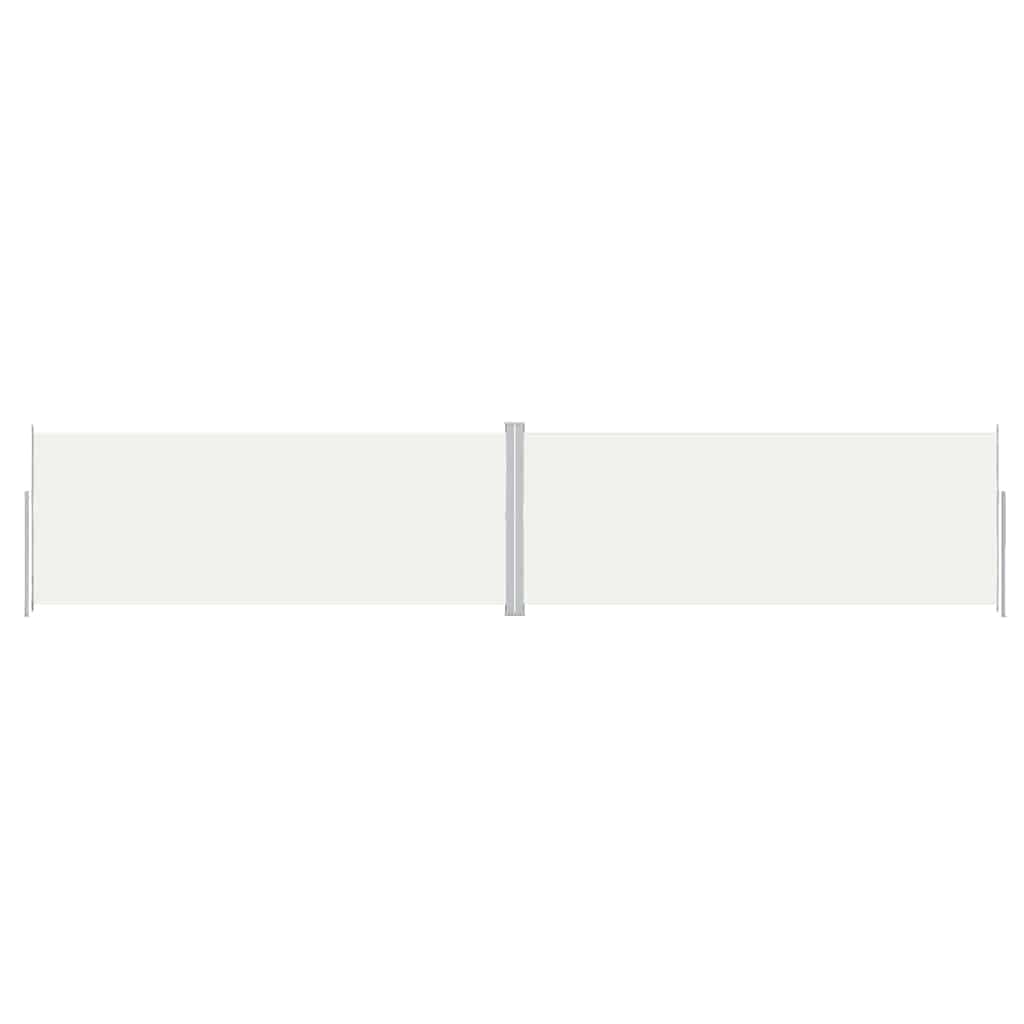 sammenrullelig sidemarkise 200x1000 cm cremefarvet