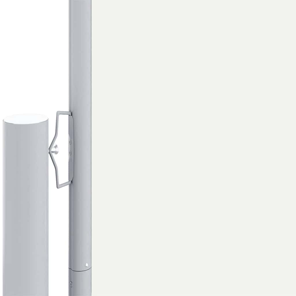 sammenrullelig sidemarkise 200x1000 cm cremefarvet