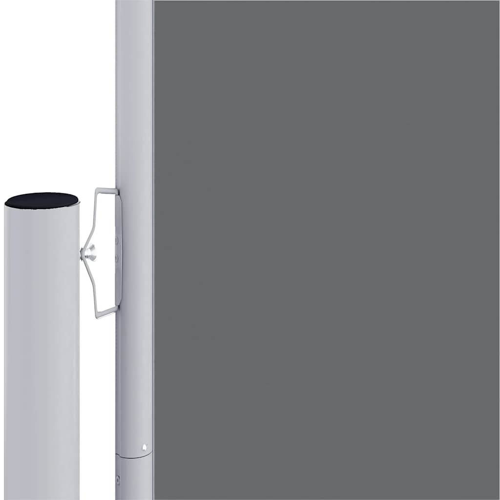 sammenrullelig sidemarkise 200x1000 cm antracitgrå