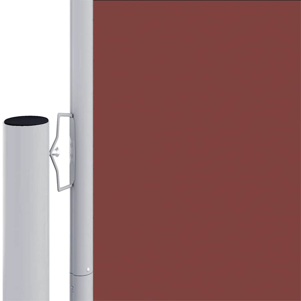 sammenrullelig sidemarkise 200x1000 cm brun