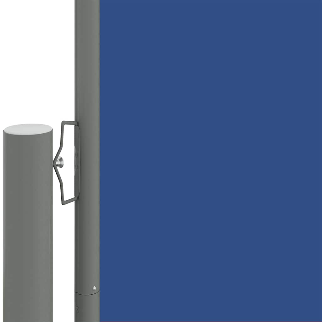sammenrullelig sidemarkise 220x1000 cm blå