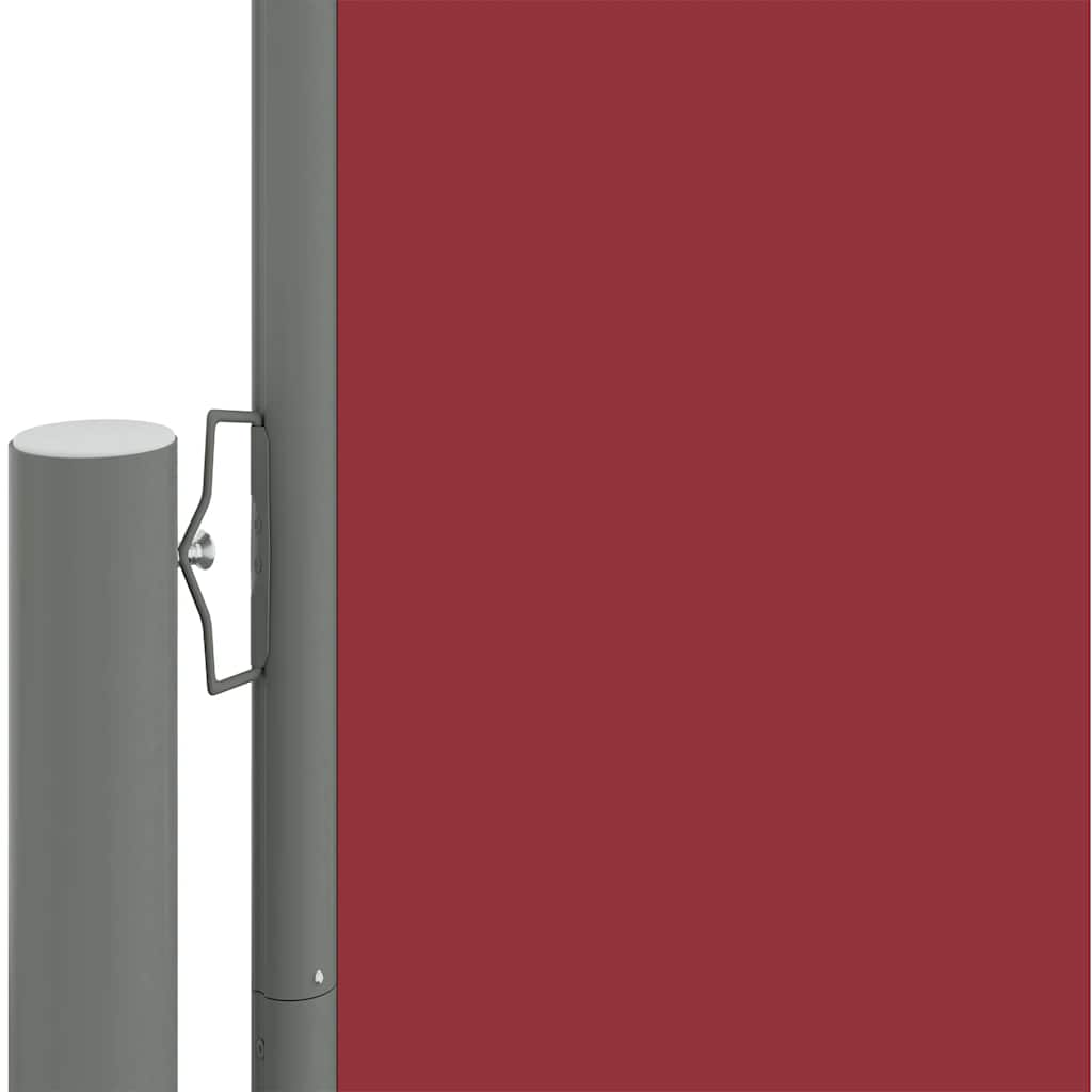 sammenrullelig sidemarkise 220x1000 cm rød