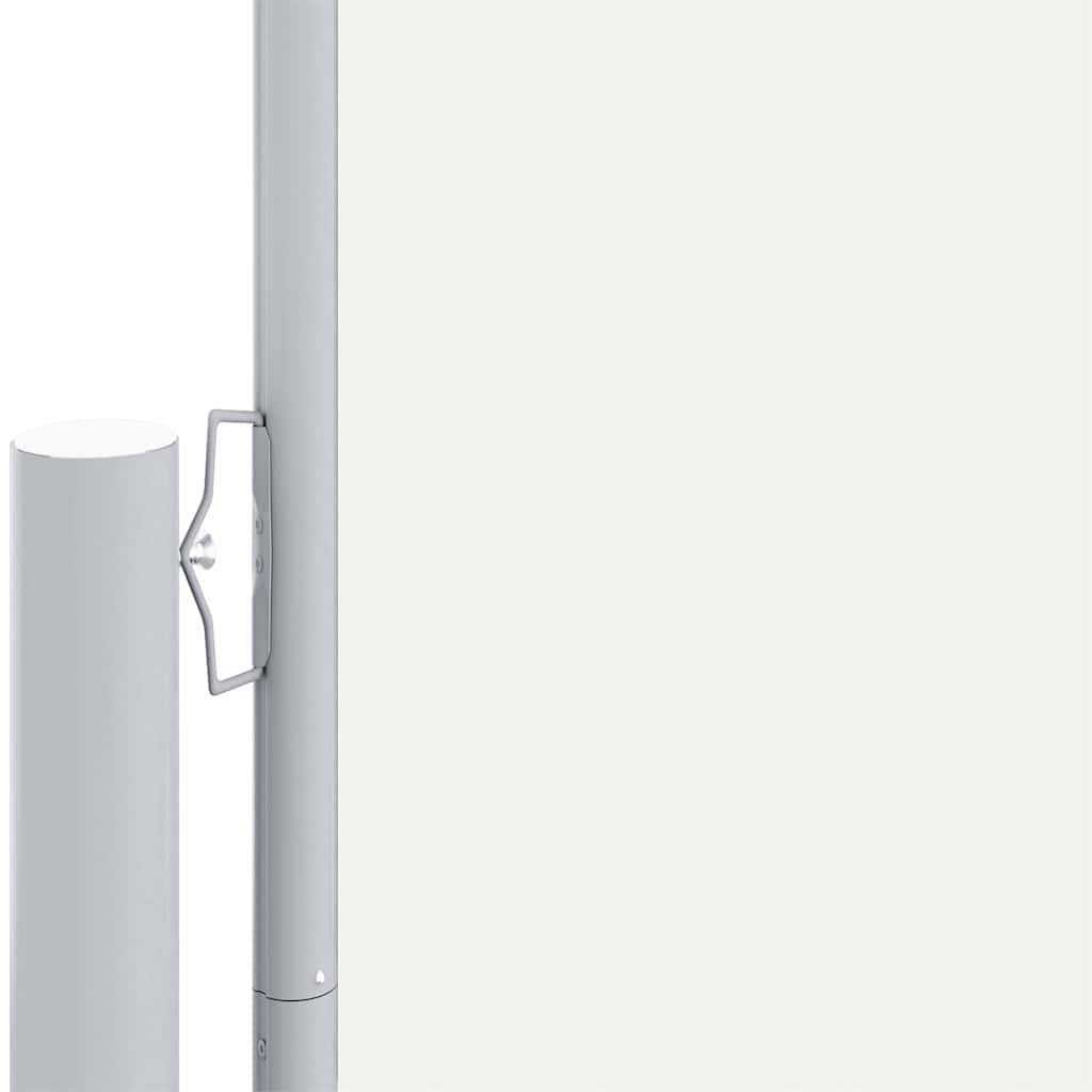 sammenrullelig sidemarkise 117x1200 cm cremefarvet