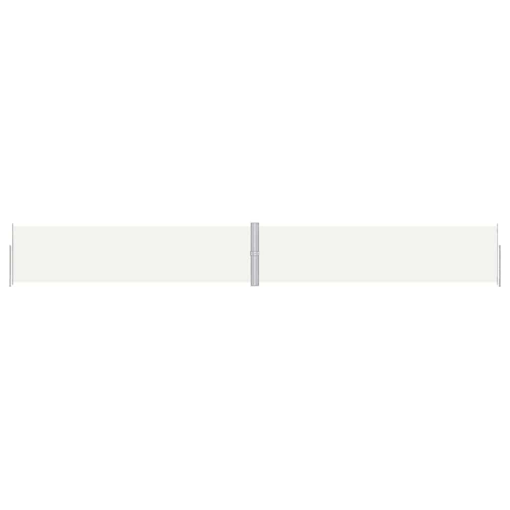 sammenrullelig sidemarkise 160x1200 cm cremefarvet