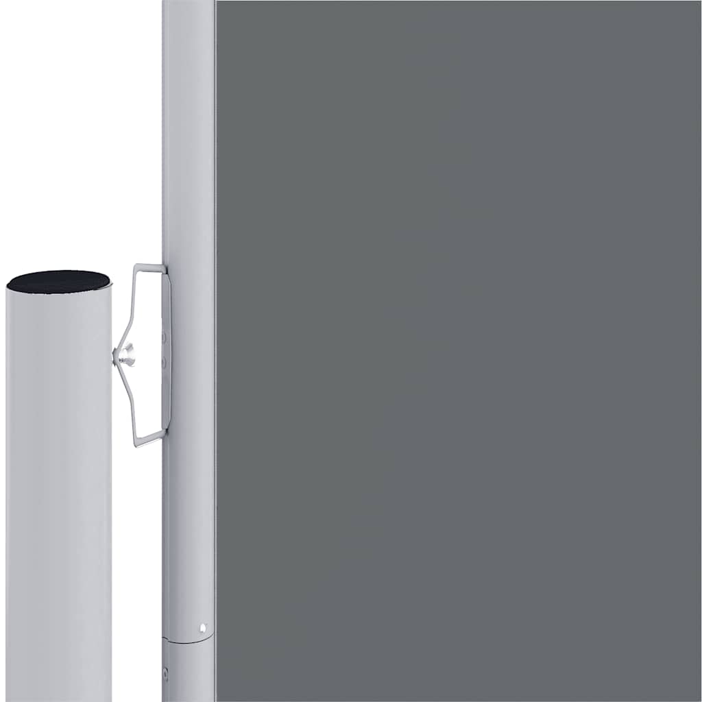 sammenrullelig sidemarkise 160x1200 cm antracitgrå