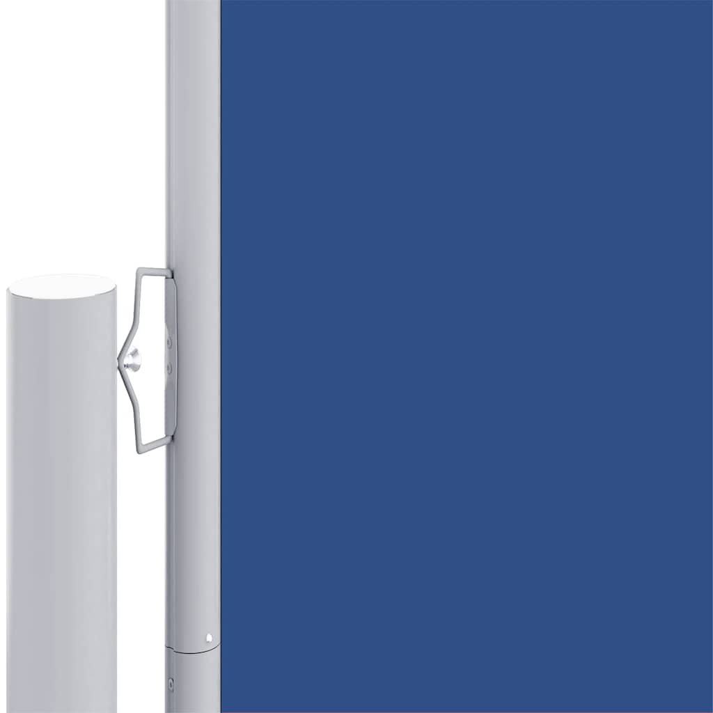 sammenrullelig sidemarkise 160x1200 cm blå