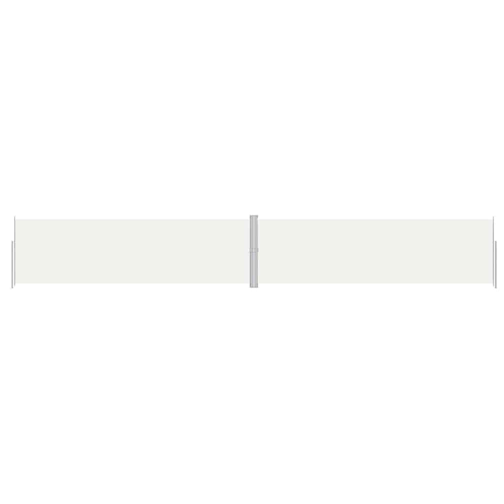 sammenrullelig sidemarkise 180x1200 cm cremefarvet