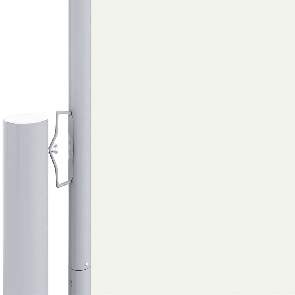 sammenrullelig sidemarkise 180x1200 cm cremefarvet