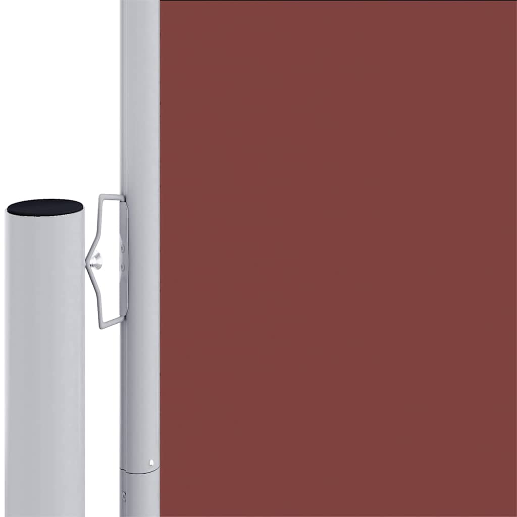 sammenrullelig sidemarkise 180x1200 cm brun