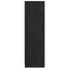 bogreol/rumdeler 36x33x110 cm massivt fyrretræ sort