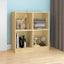 skænk 70x33x76 cm massivt fyrretræ