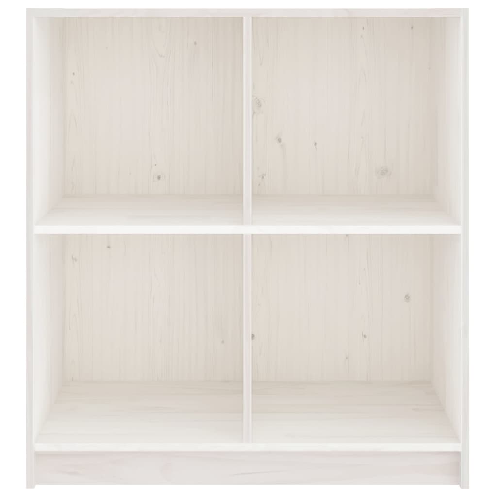 skænk 70x33x76 cm massivt fyrretræ hvid