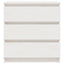 sengeskabe 2 stk. 60x36x64 cm massivt fyrretræ hvid