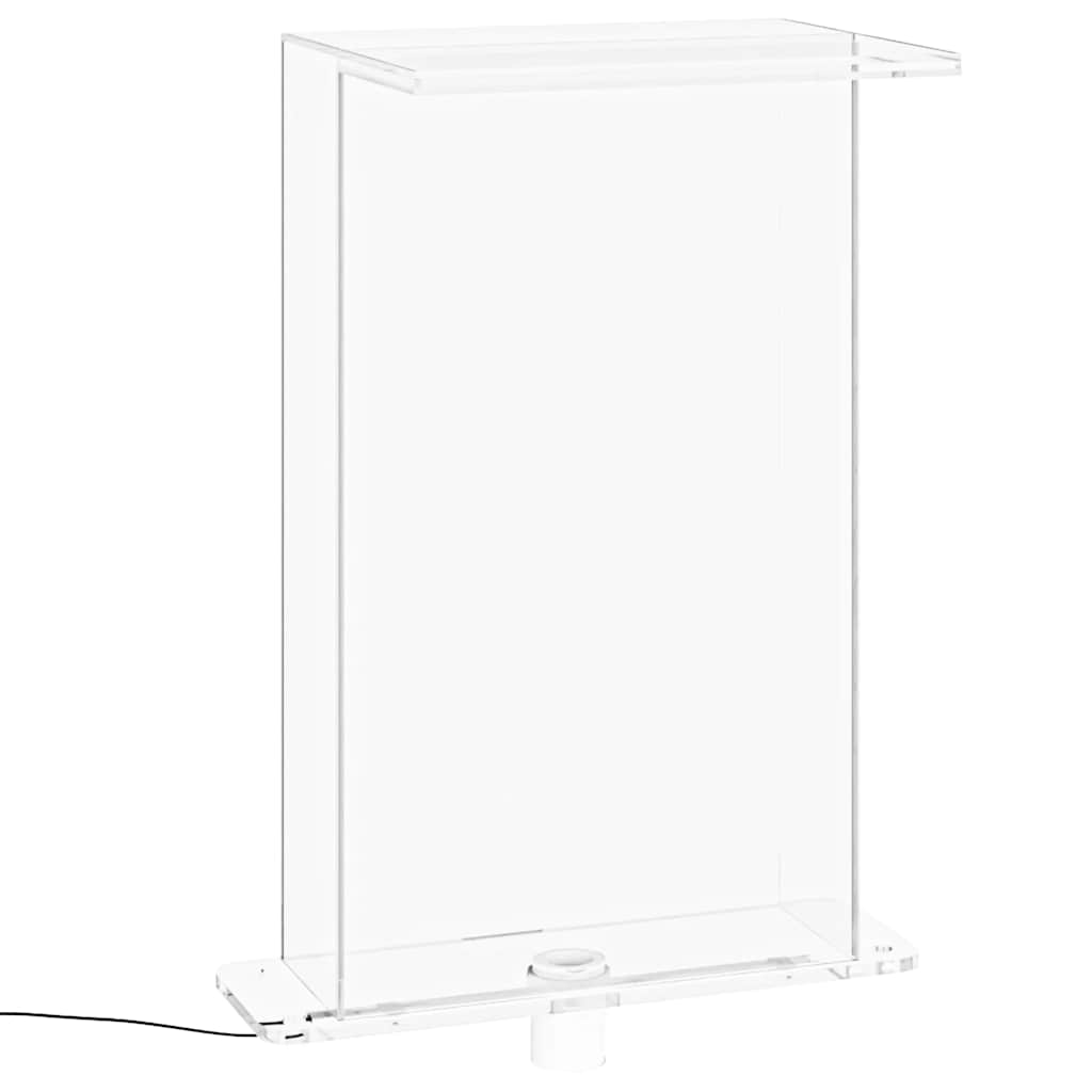 poolfontæne m. RGB LED'er 51 cm akryl