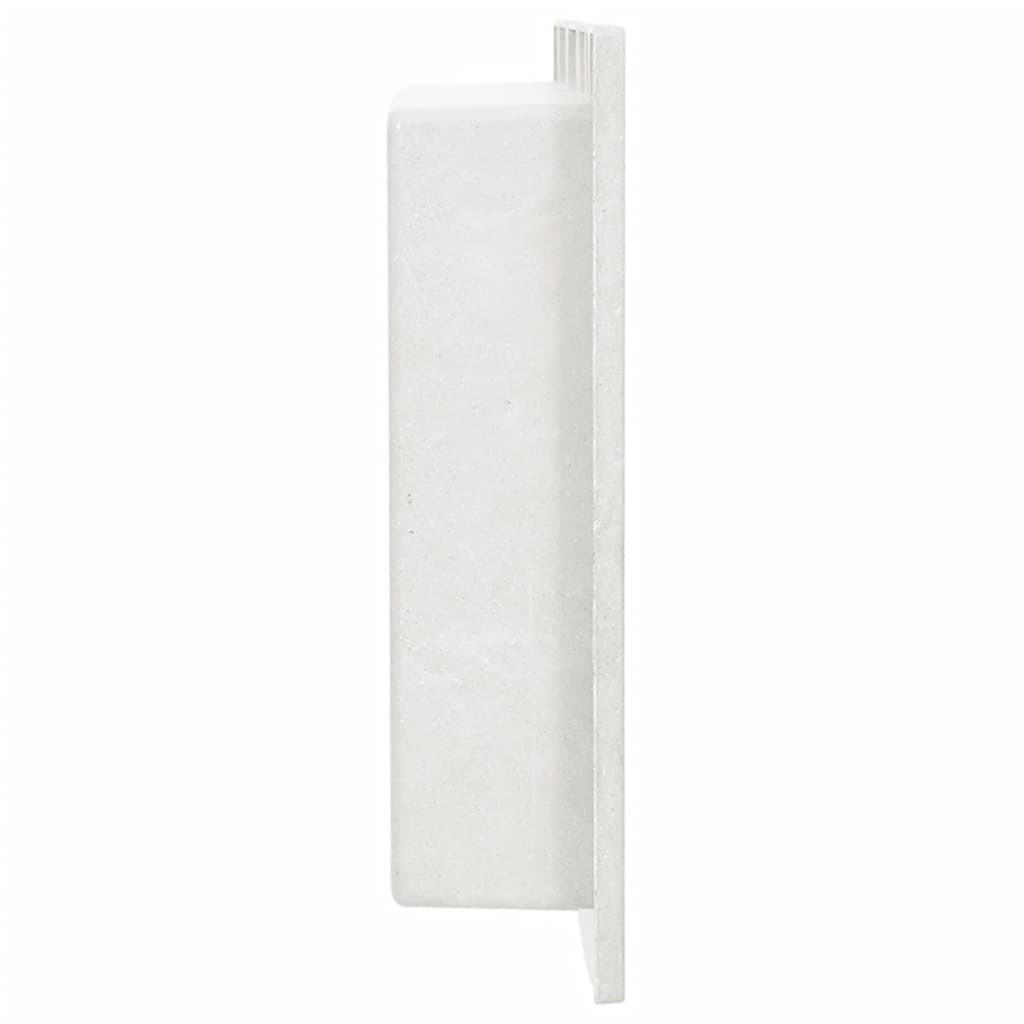 bruseniche 41x51x10 cm mat hvid