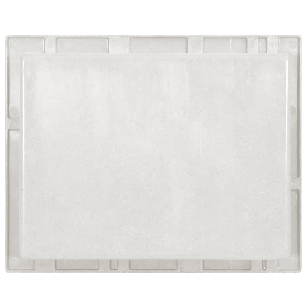 bruseniche 41x51x10 cm mat hvid
