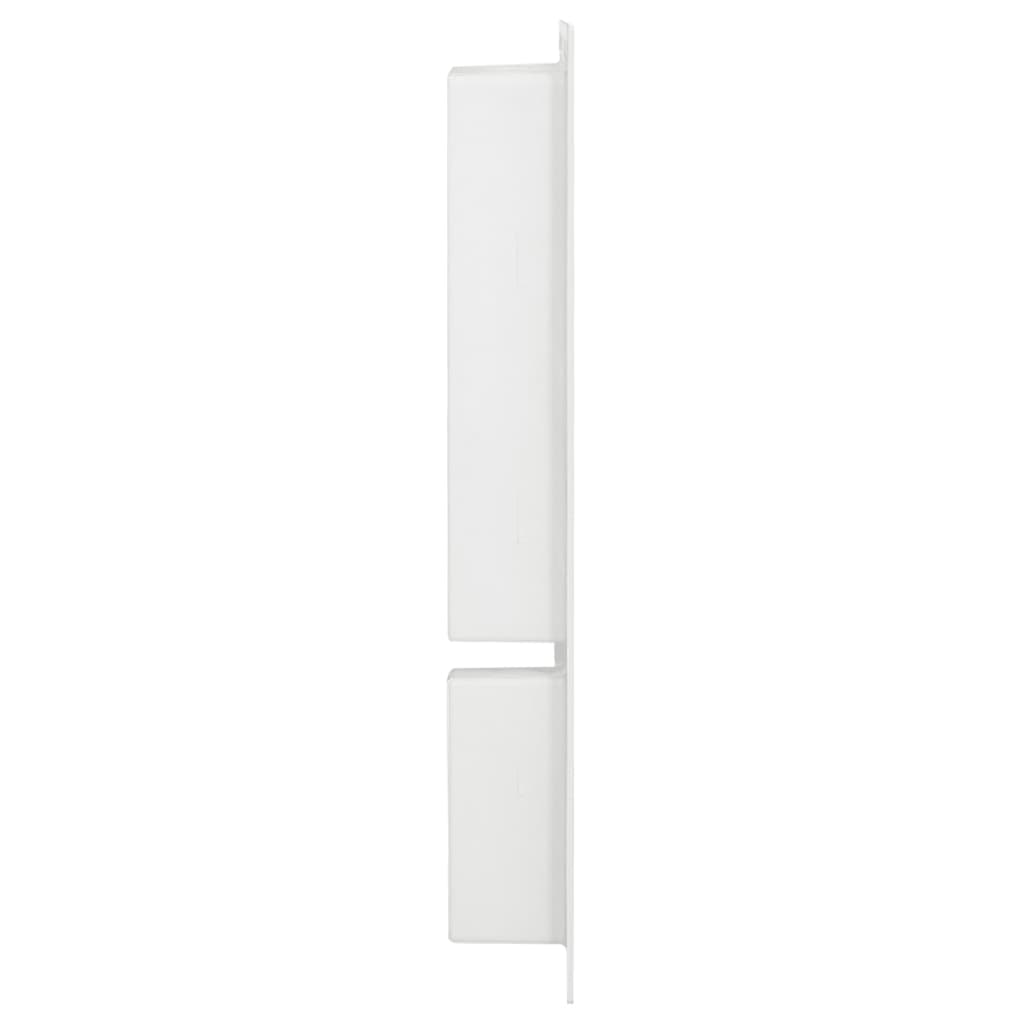 bruseniche med 2 rum 41x69x9 cm mat hvid