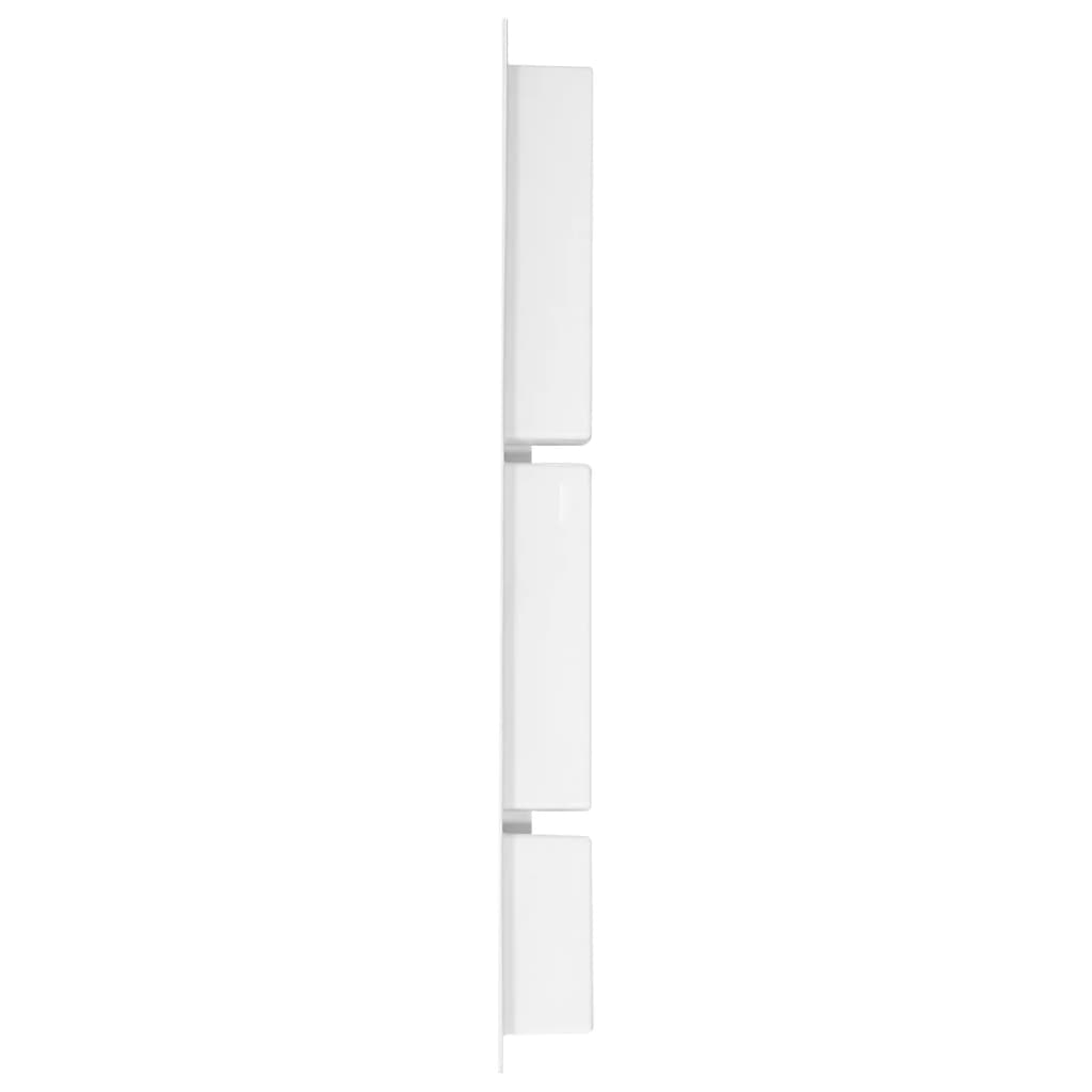 bruseniche med 3 rum 41x99x9 cm mat hvid