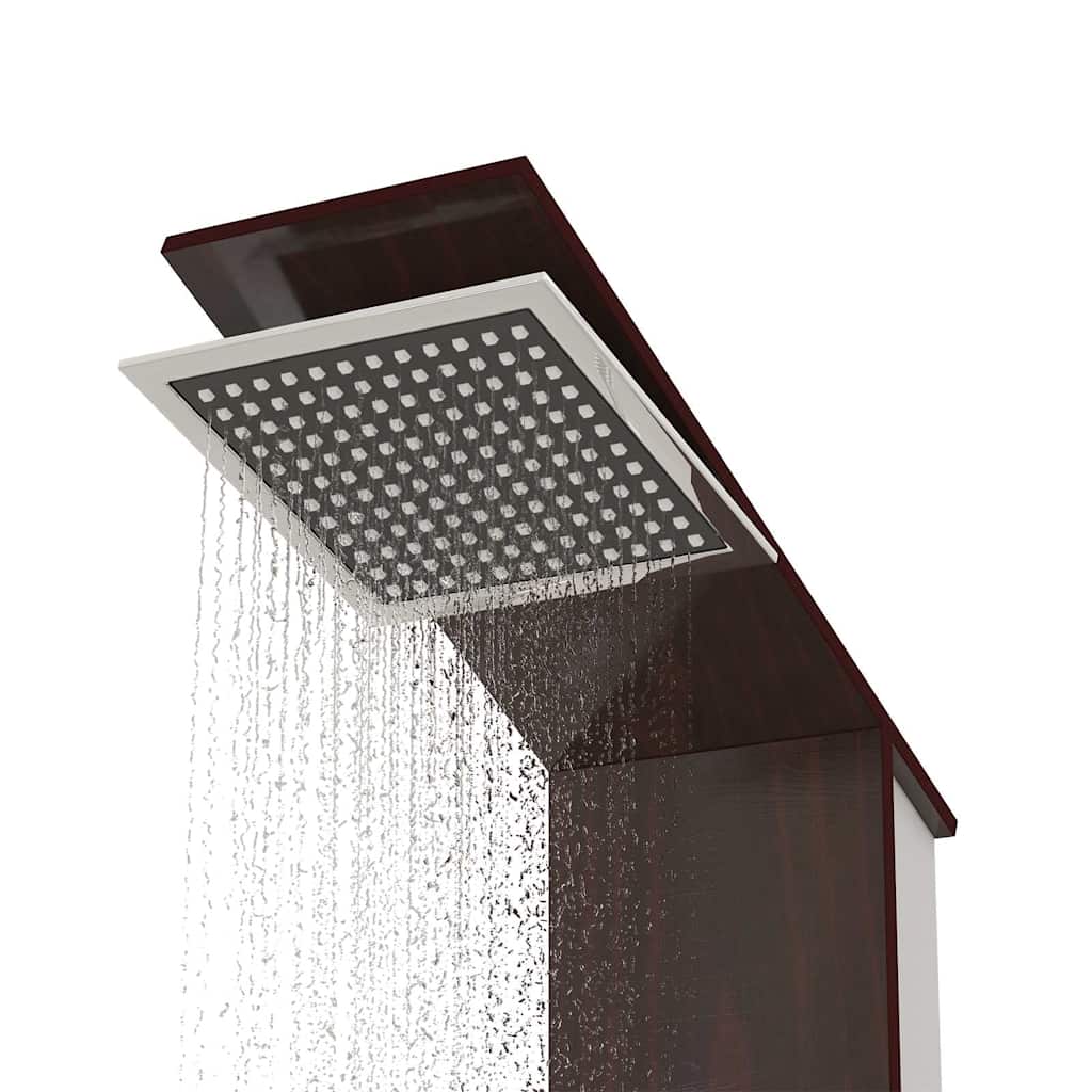 brusepanel glas brun