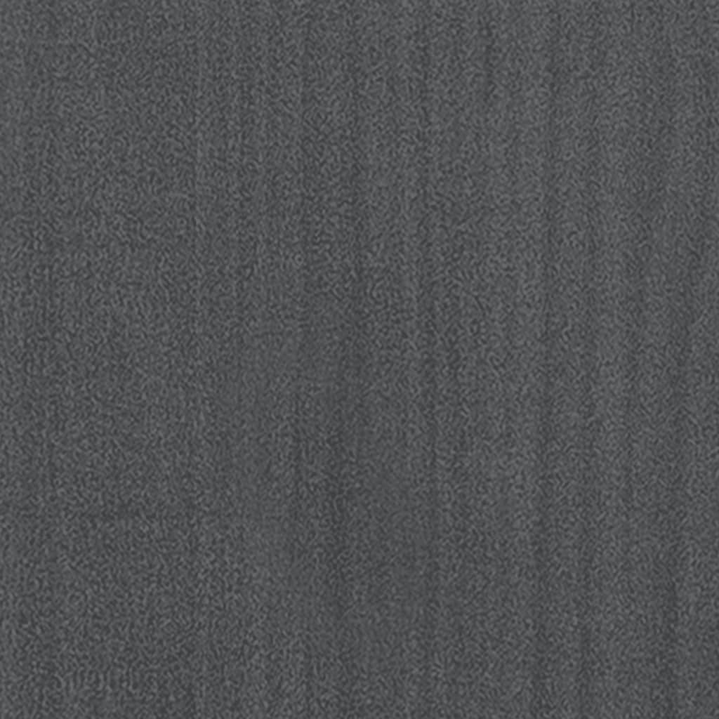 bogreol/rumdeler 40x35x103 cm massivt fyrretræ grå