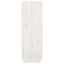 bogreol/rumdeler 80x35x103 cm massivt fyrretræ hvid